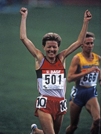  Ingrid Kristiansen ,Bislett